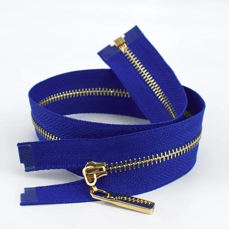 2/5Pcs 3# 40-70cm Open-end Metal Zippers for Sewing Jacket Coat Zipper Tapes Clothes Tent Zip Repair Kit DIY Garment Accessories