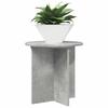 Plant Stand 2 pcs Concrete Grey 40 x 40 x 40 cm Engineered Wood