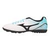 Mizuno Folgado Ag Punta Rotonda Larga Allacciatura Low-Top Assorbimento degli Urti Equilibrio Resistente agli Impatti Scarpe da Calcio Uomo sneaker Bianco Blu P1GD219425