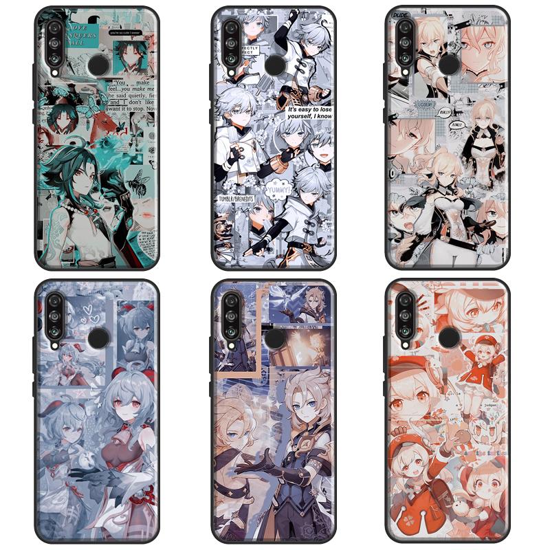 Genshin Impact Aesthetics For Huawei Nova 10 SE 9 5T 12s 12i 11i Y91 Y90 Y60 Y70 Y72 Y61 P20 P30 P40 Lite P60 Pro Case