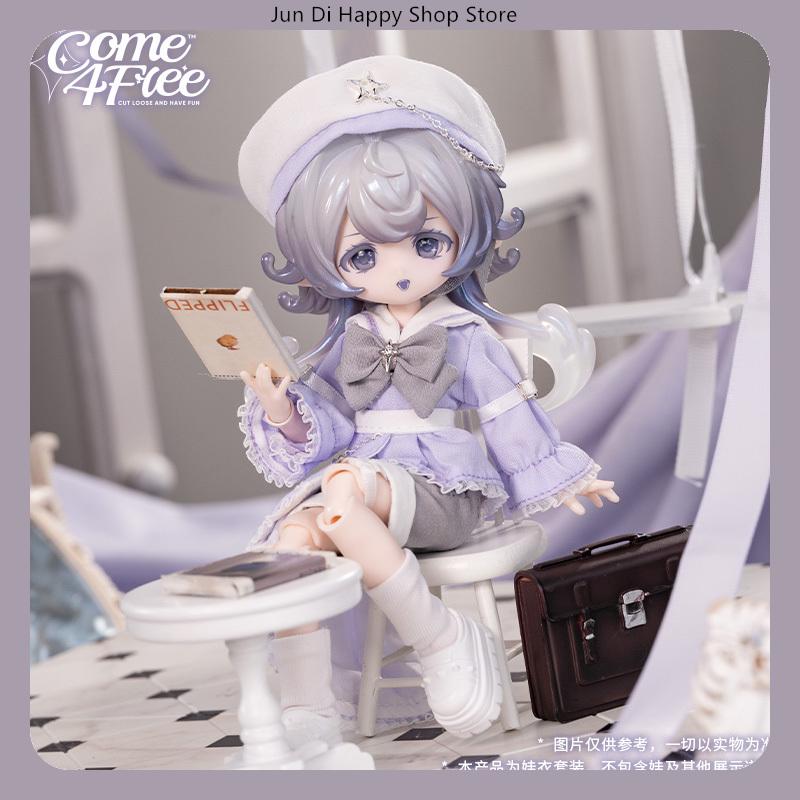 COME4FREE 1/12 BJD Doll Clothes Daily Series SuXingYao Style Dress Outfit Set for OB11 Doll Clothes