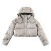 High version Lulu down jacket five-grid bread jacket short four-grid cloud three-grid puff men's and women's jacket