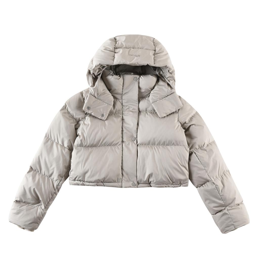 High version Lulu down jacket five-grid bread jacket short four-grid cloud three-grid puff men's and women's jacket