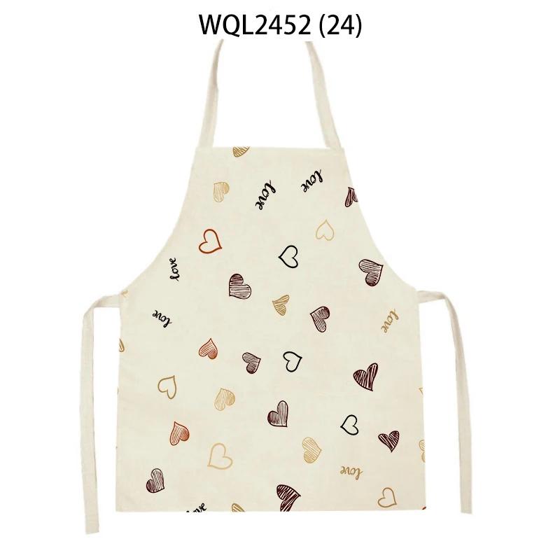 Animal Snail Rabbit Printing Apron Adult Kids Sleeveless Kitchen Apron Linen Cooking Baking Accessories Apron Cleaning Tool