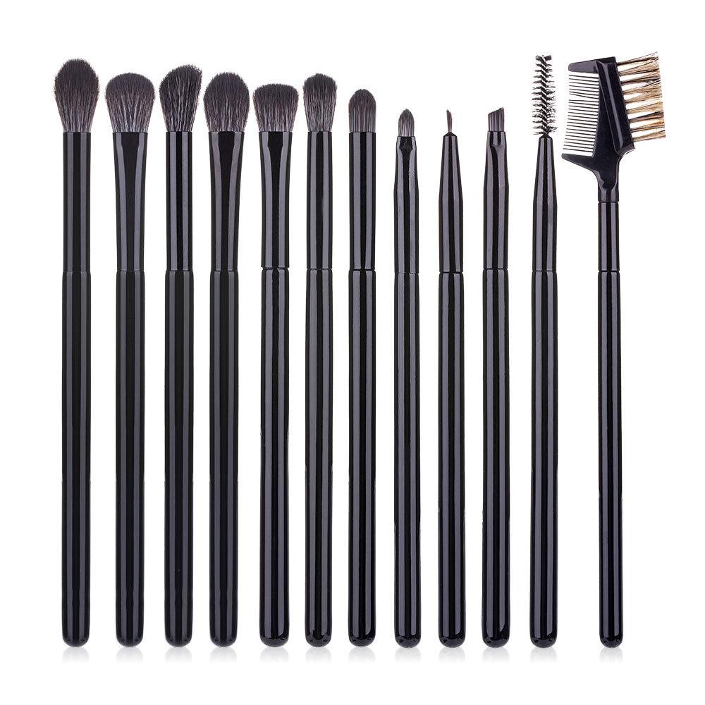 Full Set of Beauty Eyeshadow Brush Set, Makeup Brush, Eyebrow Brush, Eyelash Brush, Highlight Brush, Eyeliner Brush, Eyeshadow Brush, Smudge Brush.