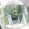 50sheets Vintage Printing Series Light Retro Memo Mini Sticker Book DIY Handmade Decoration Scrapbooking Material Sticker