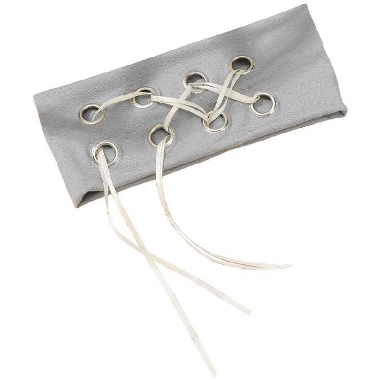 

Elastic 2000s Punk Hairband Sport Head Accessory For Outdoor Activity Makeup Face Washing Women Daily Wear Headwrap сірий колір
