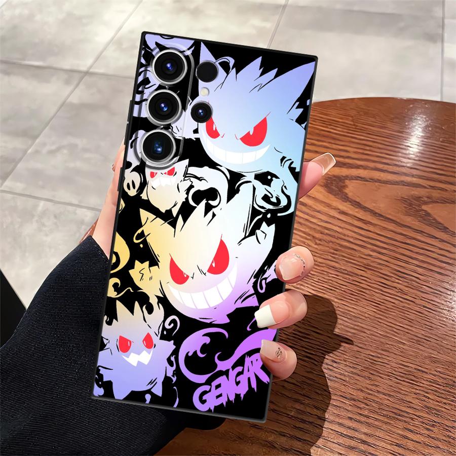 Funda Phone Cover Case for Samsung Galaxy S26 S21 FE S23 S24 Plus Note 20 Ultra 8 9 10 S25 Ultra S20 S10 S9 Cool Gengar Pokemon