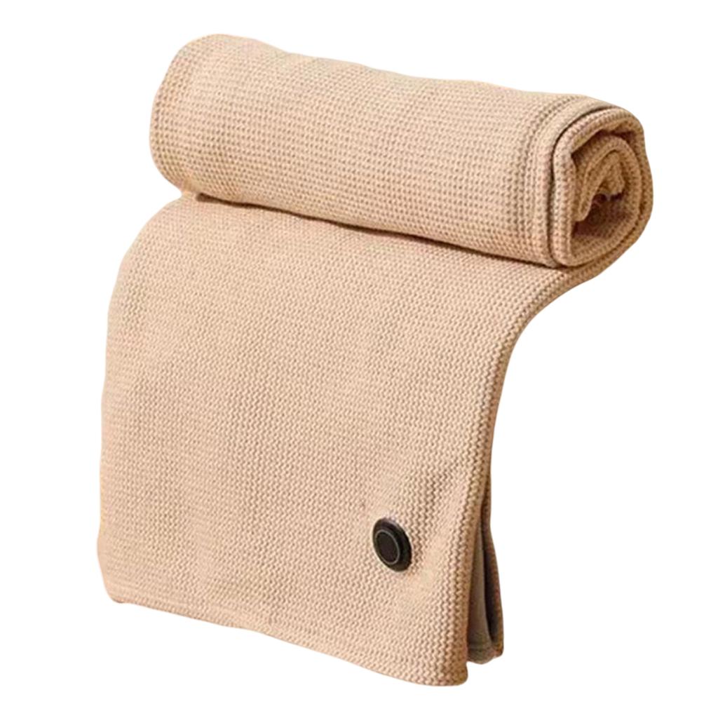 Winter Electric Heated Blanket 3 Heating Level Wearable USB Heating Blanket Soft and Safety Electric Heated Shawl for Home Offic