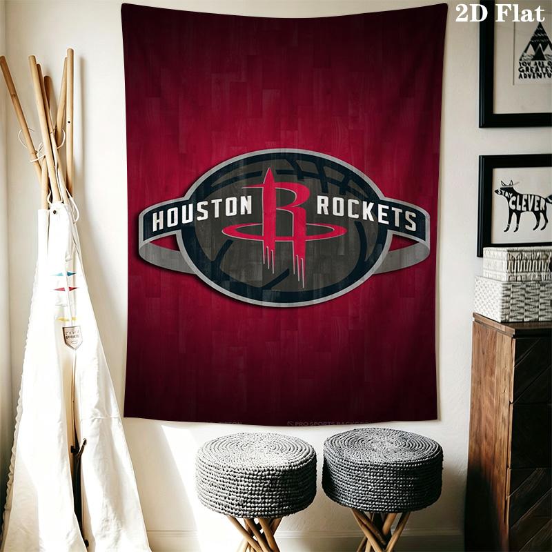 Houston Rockets Logo Art Print Bedding 1 Duvet Cover 2 Pillowcase Without Core Soft And Comfortable Bedding Set Duvet Cover And Pillowcase
