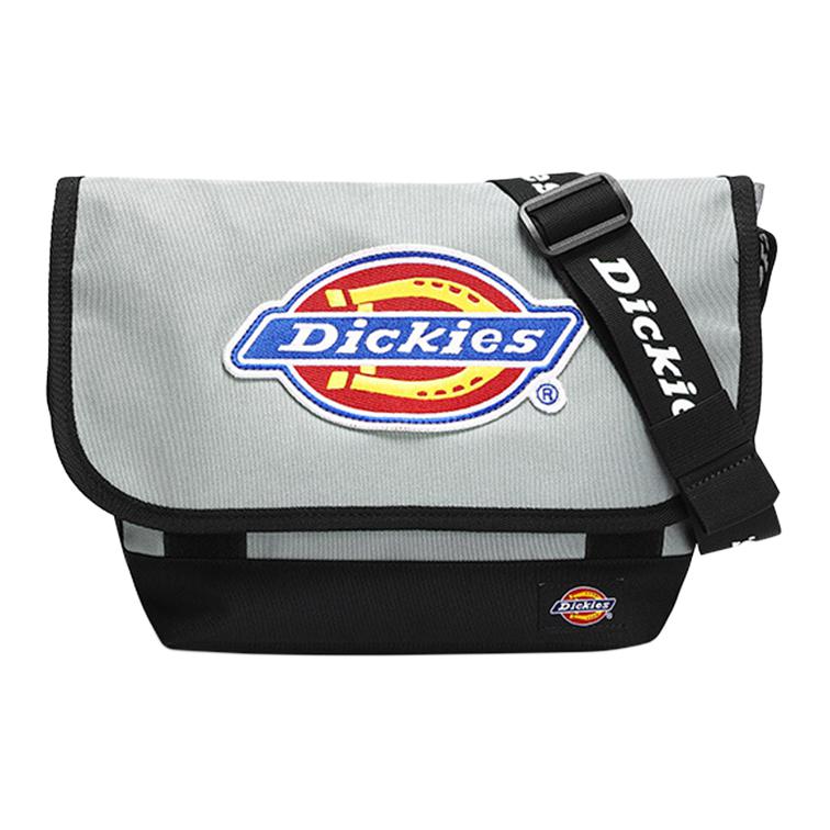 New Dickies Polyester Messenger Bag, Shoulder Bag, Crossbody Bag Medium Unisex Shadow Gray 193U90LBB08GY02