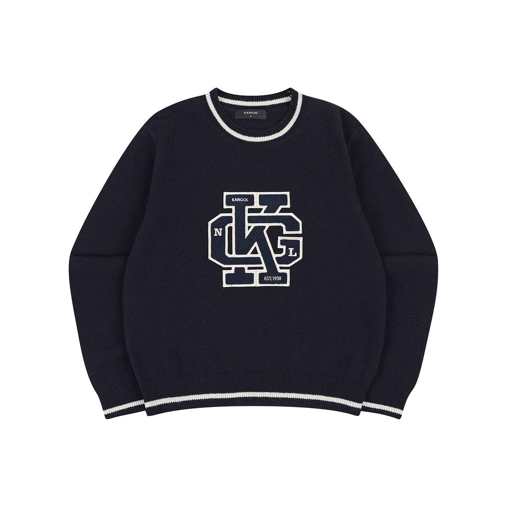 KANGOL Women'S Kngl College Sweater 1892 Navy