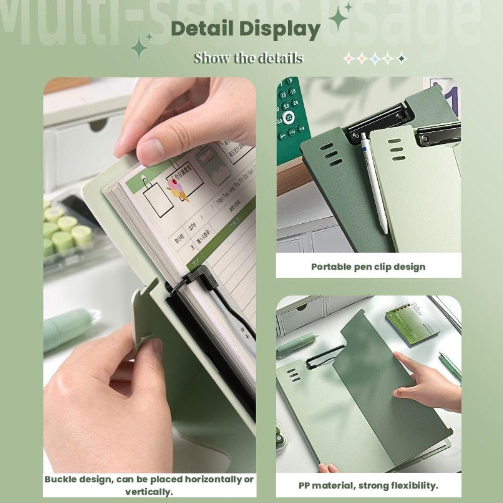 Dual-use Verhical Plate Clamp Multifunction Clipboard Multifunctional A4 File Folder  School Office