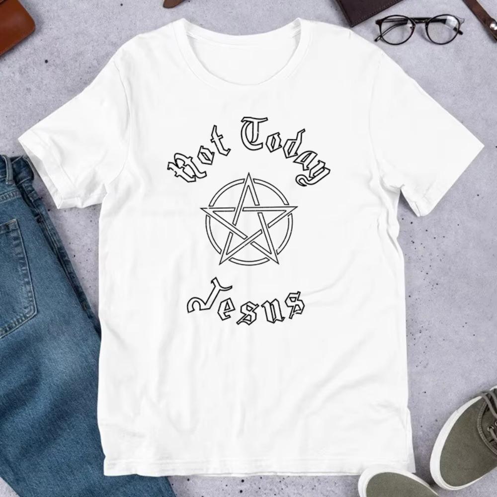 Jesus TShirt Religious Hexagram Graphic Tops Faith Clothes Men Women Harajuku Streetwear O-neck Casual Ropa Hombre Tee