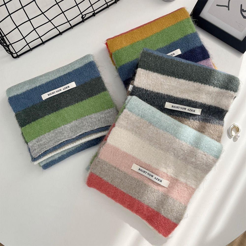 Apparel Accessories Korean Style Scarf Letter Embroidery Autumn Winter Shawl Scarf Gift