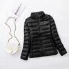 Women's Ultra-Light Plus Size Down Jacket - Short & Slim for Middle-Aged