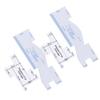 Righello in Alluminio da Cucito Irregolare Calibro di Misurazione Spessore Strumenti da Sarto per Patchwork e Quilt