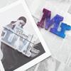 DIY Resin Letter Ornaments English Word Combination Mr & Mrs.Silicone Mirror Large Glue Mold
