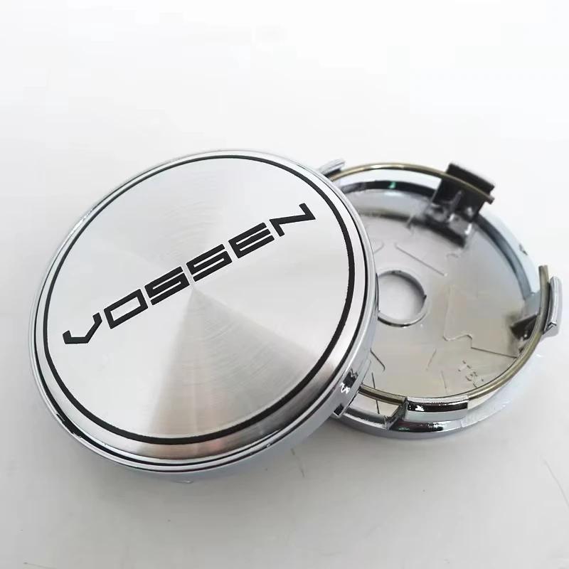 

4pcs 56mm 60mm for Vossen Wheel Center Cap Emblem Badge Car Rims Hubcaps Cover Dust-proof Decal Auto Accessories