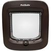 Petsafe - chatière à puce électronique 22 x 23.9 cm - brun