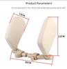 Car Travel Headrest Pillow for Side Sleeping & Cervical Support