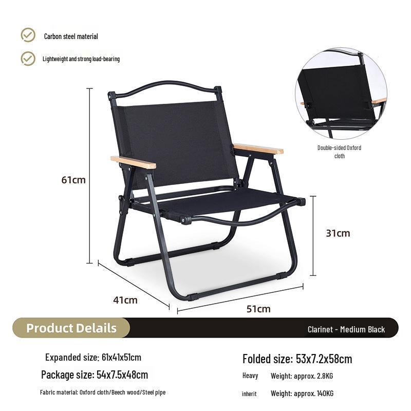 Kermit Outdoor Folding Aluminum Alloy Camping Chair