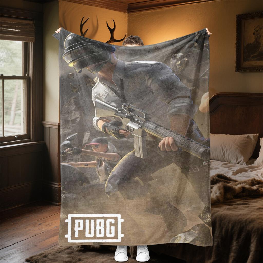 1 Stück Pubg Winter Tarnung Geeignet für alle Jahreszeiten Weiche Bequeme Sofa Büro Reise Heimdecke Perfektes Geschenk