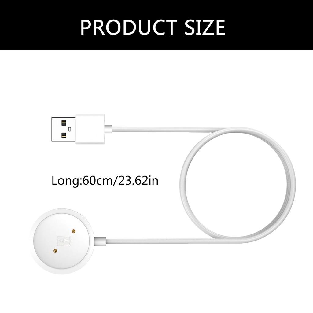 Cablu USB de încărcare rapidă cu atașament magnetic Conexiune sigură portabil potrivit pentru ceasul inteligent M60 M58 M59 M90