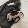 Korean Sweet Bow Boston Tote & Crossbody Bag - Fashionable Single Shoulder Handbag for Girls