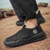 Fashion Men Casual Shoes Fashion Summer Shoes Mesh Outdoor Breathable Slip-on Flats Men Sneakers Comfortable Water Loafers Zapatillas