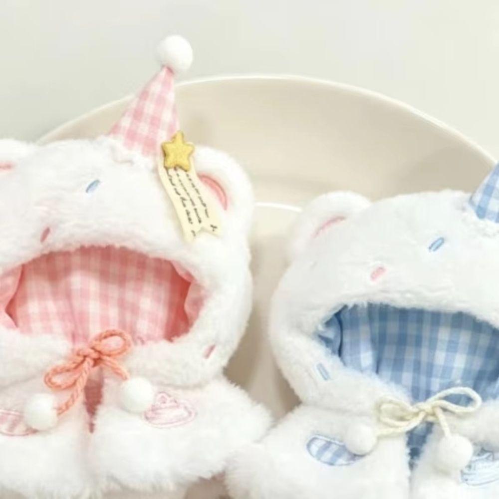 Dress Up Cotton Doll Clothes Head Covers Doll Cloaks Doll Accessories 10cm Doll Clothes DIY Toy