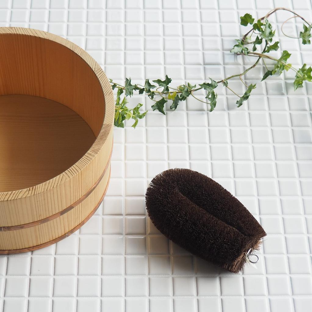 Kamenoko Tawashi Nishio Shoten Palm Extremely 4 Scrubber, Fine, No.