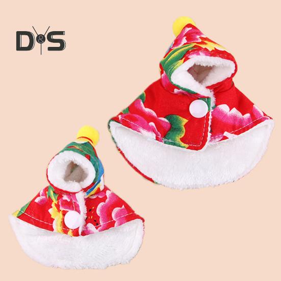 Small Animals Clothes for Parrot Winter Bird Costume Warm Parrot Cloak Shawl Pet Cosplay Photo Prop for Parrots Budgerigar Parakeet