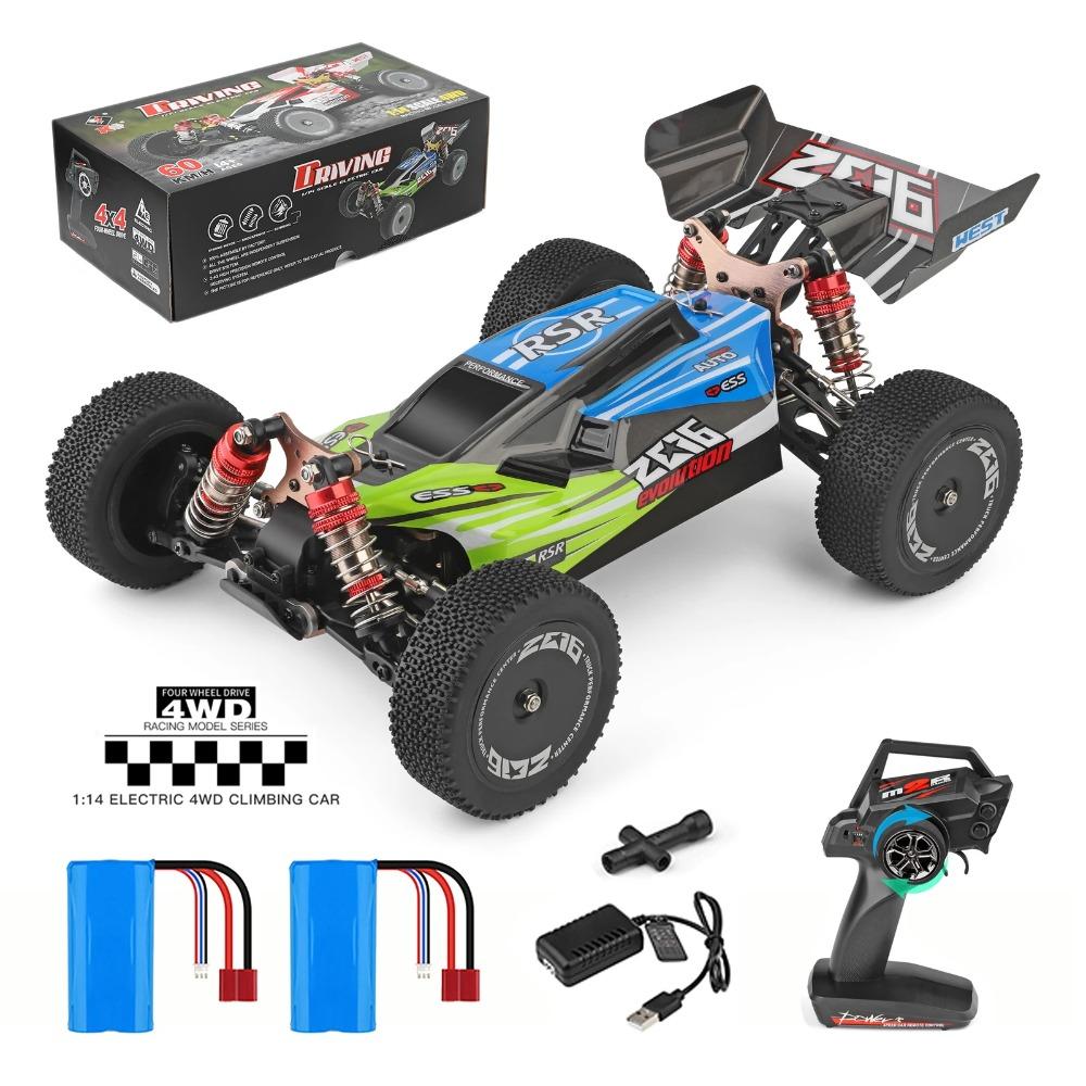 WLtoys 144001 Racing RC Car, 1:14 Scale High Speed Remote Control Car, 60Km/h, Suitable for Outdoors and Gift