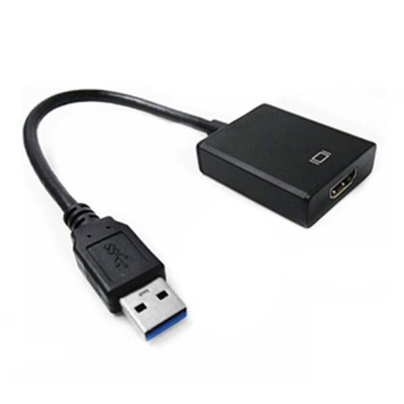 USB 3.0 to Video Converters Supports 1080P Resolution and Sound Syncs for  Display Experience