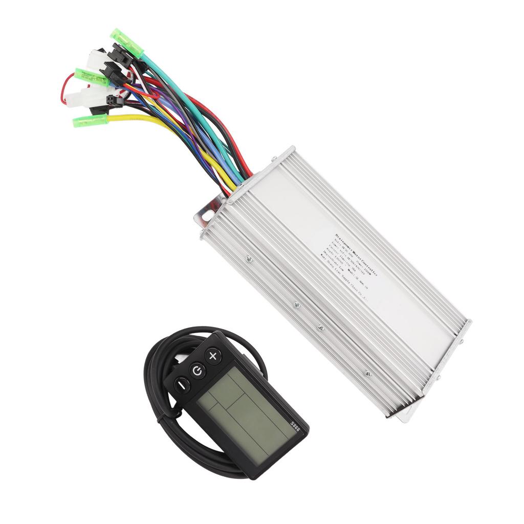1000W Brushless Motor Intelligent Controller Waterptoof LCD Meter 36‑60V Aluminum Alloy Electric Bike Controller Kit