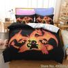 Anime Pokemon Quilt Cover Cartoon Game Printed Bedding Pikachu Duvet Cover Kids Bedroom Bed Bedclothes Pillowcase Xmas Gifts