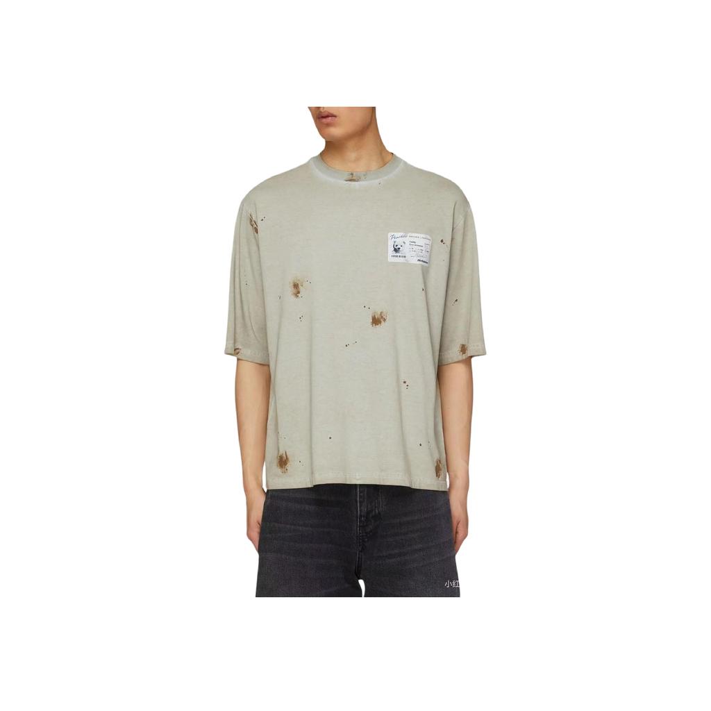 WE11DONE Minimalist Casual Comfortable Round Neck Short Sleeve T-Shirt Men tops WD-TT1-25-912-U-BG