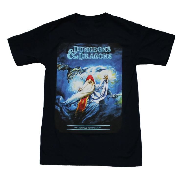 

Dungeons amp Dragons Mens T-Shirt Advanced Players Handbook Wizard Cover AD amp D Unisex T-Shirt XL