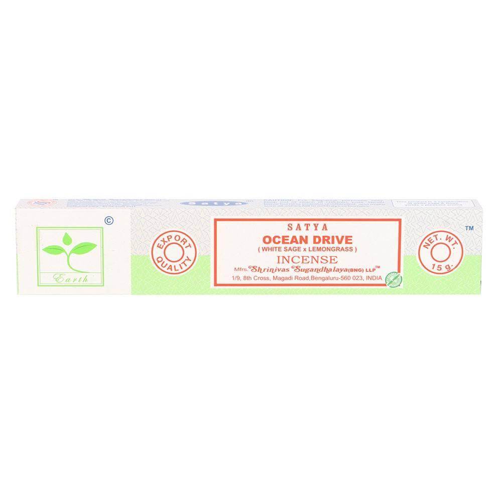 Satya Ocean Drive Earth Incense Sticks (Pack of 12)