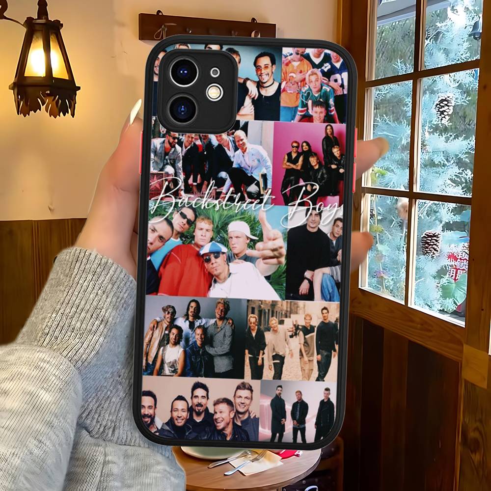 Popular Band B-Backstreet BoyS For IPhone 11 12 13 14 15 16 Pro Max Plus Matte Translucent Phone Cover