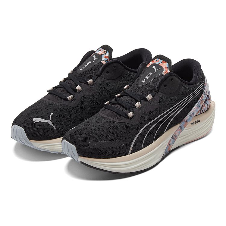 Maggie Stephenson x Puma Run XX Nitro Artwork - Černé Arktická led Dámské tenisky Cloud-Pink 377188-01