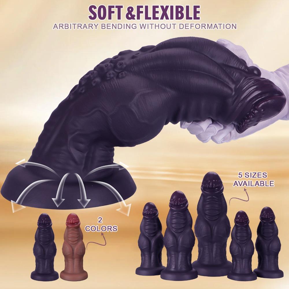 Extra Large Realistic Penis Anal Expander - Versatile Sex Toy for Solo & Couple Play