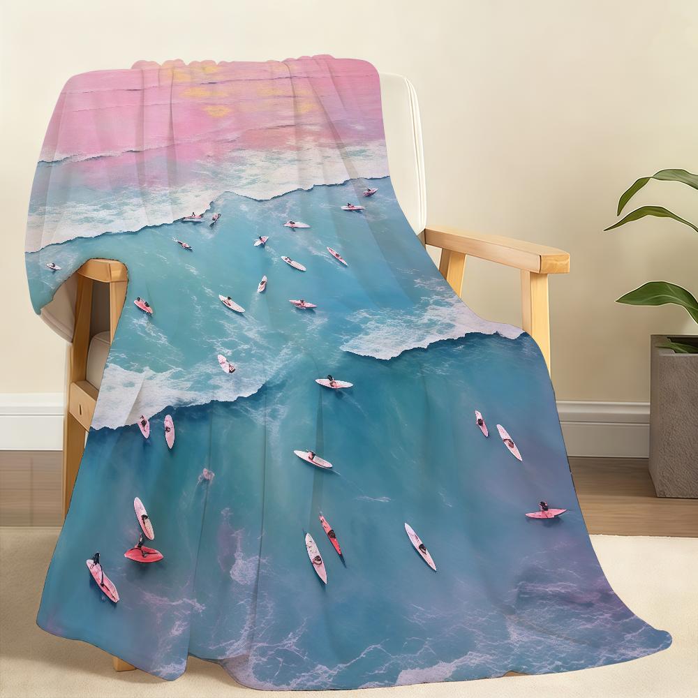 S Sommer Bösewicht S Schwimmdecke Für Weiche Überwurfdecke für Picknick Bett Sofa Haus Schlafzimmer Gemütlich Warm Bequem
