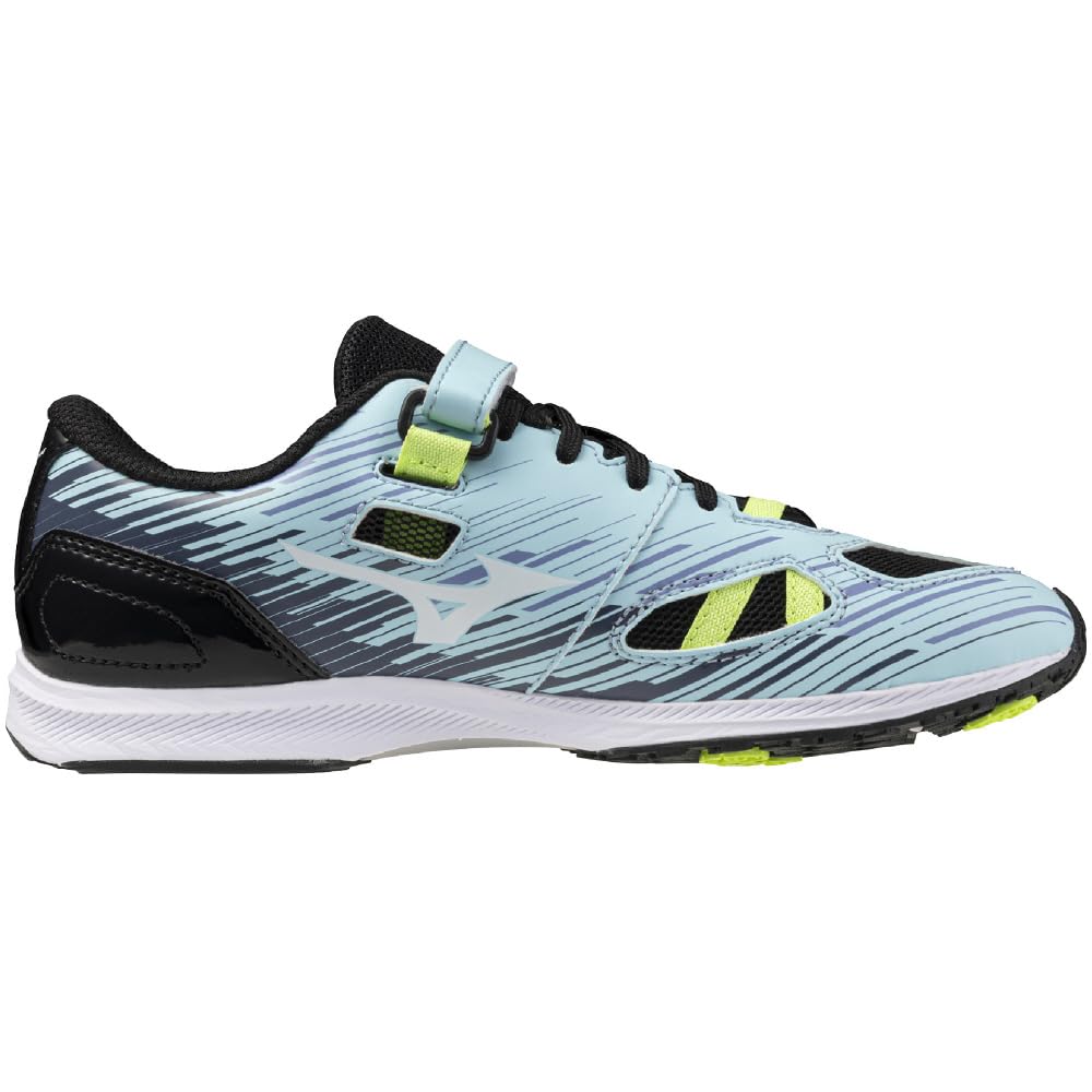 Mizuno Speed Mach 3 Junior Light Blue X White X Size for Perfect for Sports Days and School Commutes Shoes, Purple, 23.0 Cm, 2E, Boys, Lightweight,