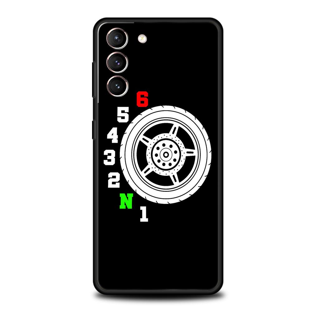 1N23456 Motorcycle Case for Samsung Galaxy S24 S23 S22 S20 S21 FE Ultra S24 S23 S10 S10E S9 S8 Plus 5G Silicone Phone Cover Capa