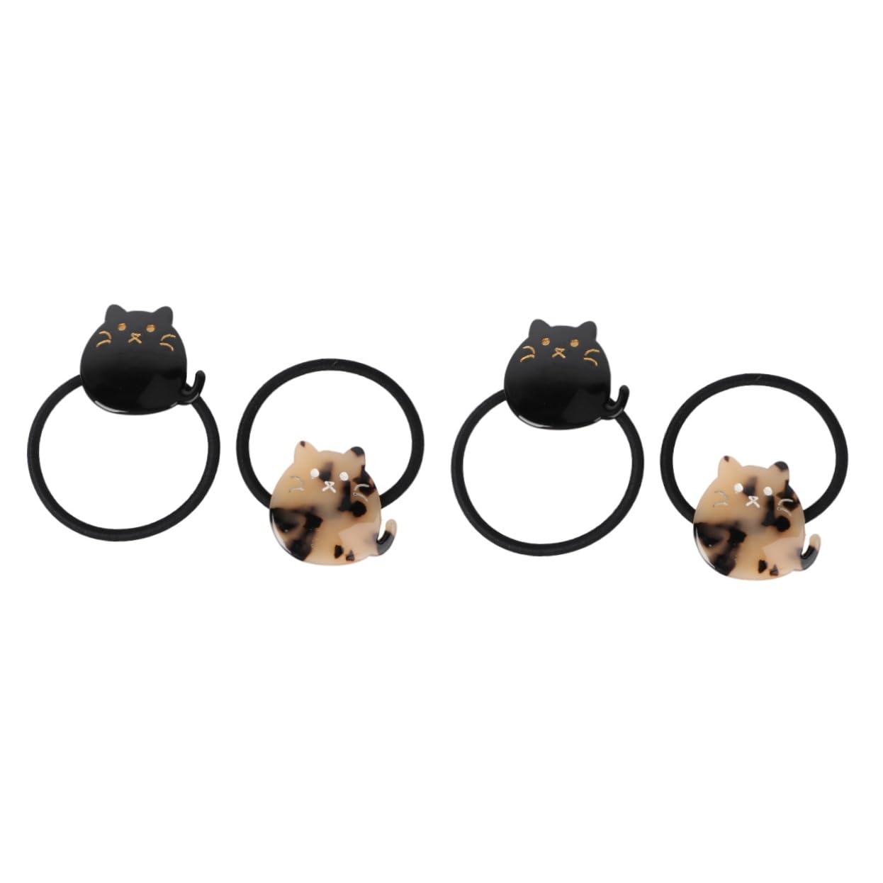 

FOMIYES 4 штуки Забавные резинки для волос с кошками, Милые ленты для волос для девочек, Резинки-скранчи, Нескользящие эластичные резинки для волос, Украшения для волос, Кольца для волос с кошками, Девочки