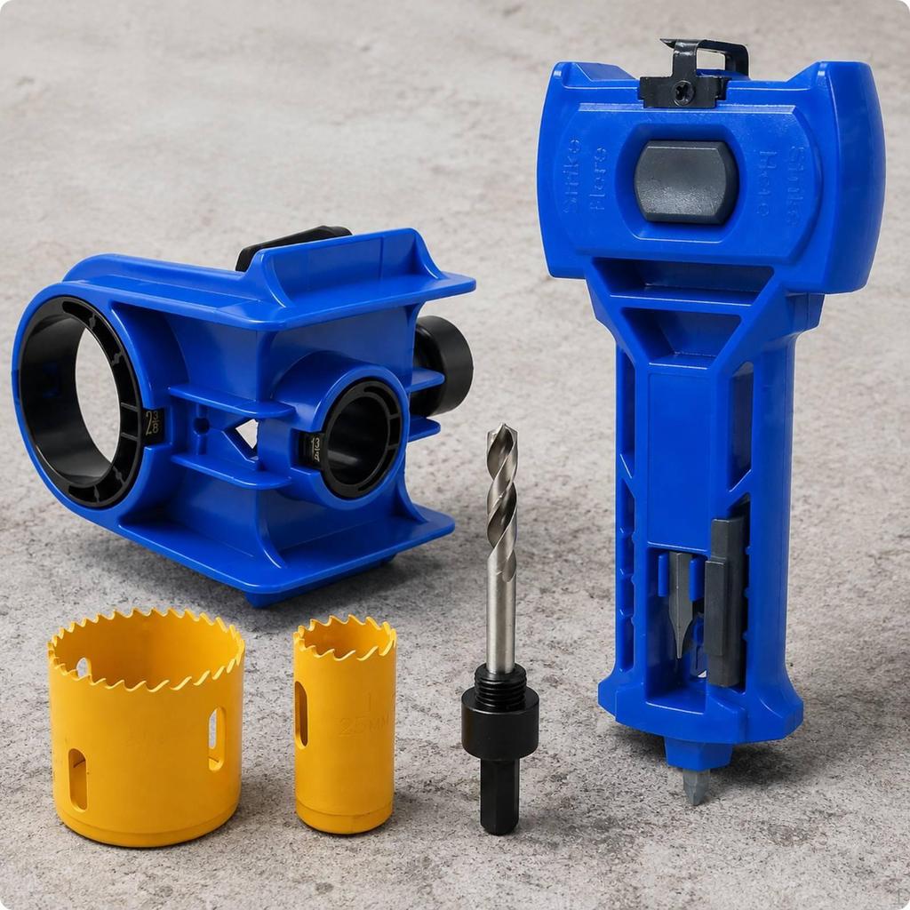 Door Latch Installation Kit Accurate Tool for Woodworking, DIYers