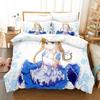 3D Print Sword Art Online Alice Anime Bedding Set Bedroom Soft Modern Bedspreads Comefortable Duvet Cover Quilt Cover Pillowcase