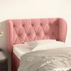 VidaXL Headboard with Ears Pink 83x23x78-88 Cm Velvet3117515